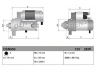 DENSO DSN950 starteris 
 Elektros įranga -> Starterio sistema -> Starteris
28100-0B010, 28100-0B020, 28100-0G010