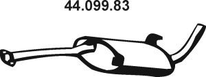EBERSPÄCHER 44.099.83 galinis duslintuvas 
 Išmetimo sistema -> Duslintuvas
20100-7F654