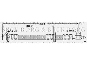 BORG & BECK BBH7236 stabdžių žarnelė 
 Stabdžių sistema -> Stabdžių žarnelės
9094702C48, 9094702F18