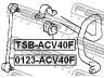 FEBEST 0123-ACV40F šarnyro stabilizatorius 
 Ašies montavimas/vairavimo mechanizmas/ratai -> Stabilizatorius/fiksatoriai -> Savaime išsilyginanti atrama
48820-33040