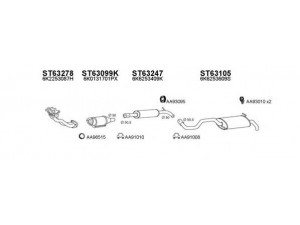 VENEPORTE 630212 išmetimo sistema 
 Išmetimo sistema -> Išmetimo sistema, visa