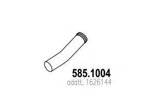 ASSO 585.1004 išleidimo kolektorius 
 Išmetimo sistema -> Išmetimo vamzdžiai
1626144