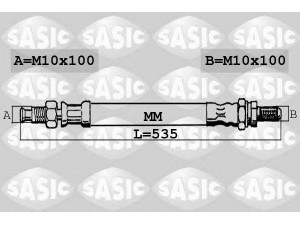SASIC 6606005 stabdžių žarnelė 
 Stabdžių sistema -> Stabdžių žarnelės
1035269, 1035270