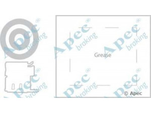 APEC braking KIT1170 priedų komplektas, stabdžių trinkelė 
 Stabdžių sistema -> Būgninis stabdys -> Dalys/priedai