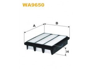 WIX FILTERS WA9650 oro filtras 
 Techninės priežiūros dalys -> Techninės priežiūros intervalai
281133K200