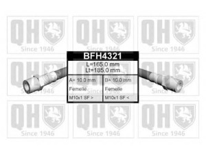 QUINTON HAZELL BFH4321 stabdžių žarnelė 
 Stabdžių sistema -> Stabdžių žarnelės
FBH 6024, 171 611 775, 171 611 775