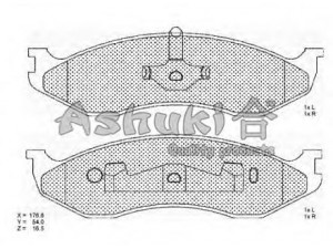 ASHUKI 1080-7030 stabdžių trinkelių rinkinys, diskinis stabdys 
 Techninės priežiūros dalys -> Papildomas remontas
04778058AB, 04778058AC, 04883344