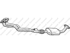 BOSAL 099-634 katalizatoriaus keitiklis 
 Išmetimo sistema -> Katalizatoriaus keitiklis
8 58 047, 8 58 123, 8 58 154, 8 58 177