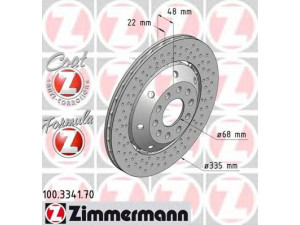 ZIMMERMANN 100.3341.70 stabdžių diskas 
 Dviratė transporto priemonės -> Stabdžių sistema -> Stabdžių diskai / priedai
4B3 615 601 C