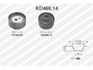 SNR KD468.14 paskirstymo diržo komplektas 
 Techninės priežiūros dalys -> Papildomas remontas
13070-16A01, 13070-16A02, 13074-16A01