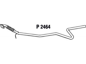 FENNO P2464 išleidimo kolektorius 
 Išmetimo sistema -> Išmetimo vamzdžiai
BM50240, 1579025