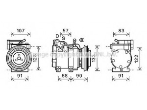AVA QUALITY COOLING HYK287 kompresorius, oro kondicionierius 
 Oro kondicionavimas -> Kompresorius/dalys
9770127000