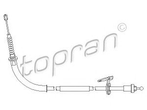 TOPRAN 501 724 trosas, stovėjimo stabdys 
 Stabdžių sistema -> Valdymo svirtys/trosai
3440 6 769 955, 6 769 955