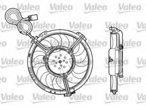 VALEO 698658 ventiliatorius, radiatoriaus 
 Aušinimo sistema -> Oro aušinimas
8D0959455P, 8D0959455P, 8D0959455P