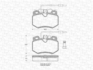 MAGNETI MARELLI 363702160217 stabdžių trinkelių rinkinys, diskinis stabdys 
 Techninės priežiūros dalys -> Papildomas remontas
95607098, 95611498, 95616818, 95647733