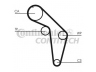 CONTITECH CT926 paskirstymo diržas 
 Techninės priežiūros dalys -> Papildomas remontas
034109119A, 054109119A, 054109119G