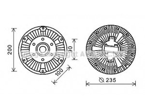 AVA QUALITY COOLING REC104 sankaba, radiatoriaus ventiliatorius
5010269871