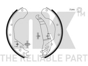 NK 2736410 stabdžių trinkelių komplektas 
 Techninės priežiūros dalys -> Papildomas remontas
90273263, 1605591, 1605594, 1605690