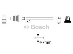 BOSCH 0 986 356 854 uždegimo laido komplektas 
 Kibirkšties / kaitinamasis uždegimas -> Uždegimo laidai/jungtys
5967 N2, 5967 N5, 1462110080, 9609493380