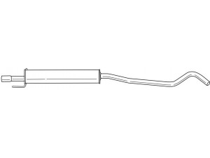AKS DASIS SG41428 vidurinis duslintuvas