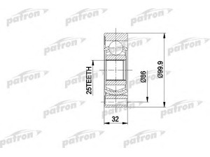 PATRON PCV1005 jungčių komplektas, kardaninis velenas 
 Ratų pavara -> Sujungimai/komplektas
1493963, 72GG4635BA