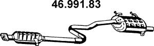 EBERSPÄCHER 46.991.83 galinis duslintuvas 
 Išmetimo sistema -> Duslintuvas
14300-65B20, 14300-65E30, 14300-66E00