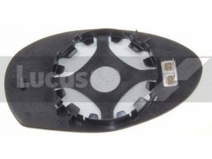LUCAS ELECTRICAL LR-0216 veidrodėlio stiklas, stiklo elementas 
 Kėbulas -> Langai/veidrodėliai -> Veidrodėlis