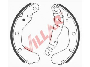 VILLAR 629.0561 stabdžių trinkelių komplektas 
 Techninės priežiūros dalys -> Papildomas remontas
1605592, 1605593, 1605674, 1605781