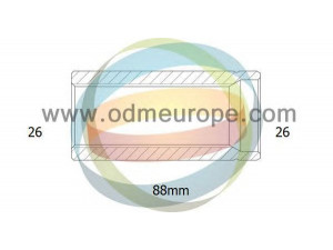 ODM-MULTIPARTS 16-160010 įstatomas velenas, diferencialas 
 Ašies pavara -> Diferencialas