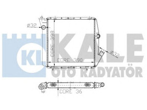 KALE OTO RADYATÖR 153300 radiatorius, variklio aušinimas 
 Aušinimo sistema -> Radiatorius/alyvos aušintuvas -> Radiatorius/dalys
77 00 773 700, 77 01 348 273, 77 01 414 011