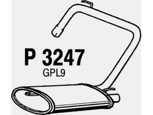 FENNO P3247 galinis duslintuvas 
 Išmetimo sistema -> Duslintuvas