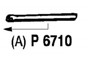 FENNO P6710 išleidimo kolektorius 
 Išmetimo sistema -> Išmetimo vamzdžiai