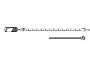 CARRAB BRAKE PARTS 8105 įspėjimo kontaktas, stabdžių trinkelių susidėvėjimas 
 Stabdžių sistema -> Susidėvėjimo indikatorius, stabdžių trinkelės
34351181337, 34351181338
