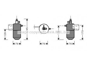 AVA QUALITY COOLING VLD033 džiovintuvas, oro kondicionierius
1089855, 1593860