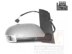 VAN WEZEL 5856818 išorinis veidrodėlis 
 Kėbulas -> Liukai/stogai/durys/stoglangis/sulankstomas stogas -> Durys/dalys
1T0857522, 1T0857522H, 1T0857538AGRU