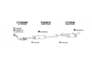 VENEPORTE 250195 išmetimo sistema 
 Išmetimo sistema -> Išmetimo sistema, visa