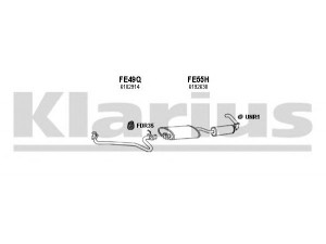 KLARIUS 361087U išmetimo sistema 
 Išmetimo sistema -> Išmetimo sistema, visa