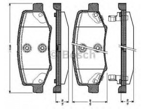 BOSCH 0 986 TB3 009 stabdžių trinkelių rinkinys, diskinis stabdys 
 Techninės priežiūros dalys -> Papildomas remontas
68003 776AA, 68003776AA, 68003 776AA