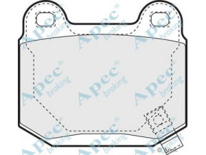 APEC braking PAD1392 stabdžių trinkelių rinkinys, diskinis stabdys 
 Techninės priežiūros dalys -> Papildomas remontas
4605A050, MR407391, 44060CD094