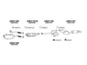 VENEPORTE 010067 išmetimo sistema 
 Išmetimo sistema -> Išmetimo sistema, visa