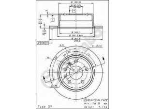 BREMBO 08.5879.10 stabdžių diskas 
 Dviratė transporto priemonės -> Stabdžių sistema -> Stabdžių diskai / priedai
569105, 90509590, 4241477