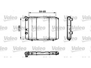 VALEO 730011 radiatorius, variklio aušinimas 
 Aušinimo sistema -> Radiatorius/alyvos aušintuvas -> Radiatorius/dalys
7701349543