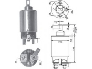 MAGNETI MARELLI 940113050290 solenoidinis jungiklis, starteris