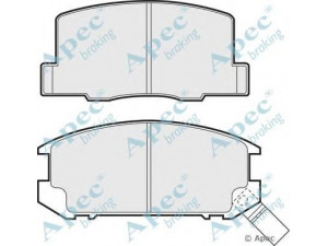 APEC braking PAD499 stabdžių trinkelių rinkinys, diskinis stabdys 
 Techninės priežiūros dalys -> Papildomas remontas
0446532010, 0446612020, 0446617010