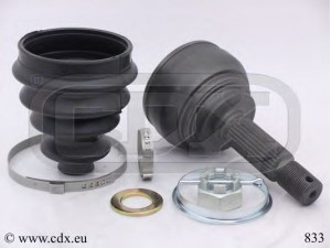 CDX 833 jungčių komplektas, kardaninis velenas 
 Ratų pavara -> Sujungimai/komplektas