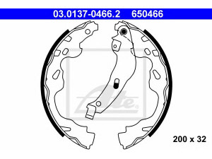 ATE 03.0137-0466.2 stabdžių trinkelių komplektas 
 Techninės priežiūros dalys -> Papildomas remontas
4241 N2, 47 08 598, 93193429, 4241 N2