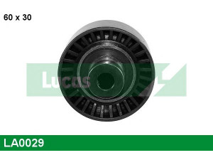 LUCAS ENGINE DRIVE LA0029 kreipiantysis skriemulys, V formos rumbuotas diržas 
 Diržinė pavara -> V formos rumbuotas diržas/komplektas -> Laisvasis/kreipiamasis skriemulys