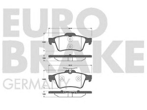 EUROBRAKE 5502222562 stabdžių trinkelių rinkinys, diskinis stabdys 
 Techninės priežiūros dalys -> Papildomas remontas
425405, 1233679, 1324300, 1360254