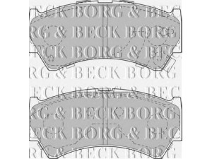 BORG & BECK BBP1827 stabdžių trinkelių rinkinys, diskinis stabdys 
 Techninės priežiūros dalys -> Papildomas remontas
55810-64G10, 5581064G00, 5581064G00000