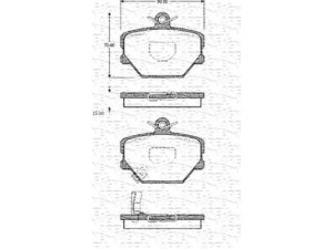 MAGNETI MARELLI 363702161053 stabdžių trinkelių rinkinys, diskinis stabdys 
 Techninės priežiūros dalys -> Papildomas remontas
000 1431 V002, 0001431V002, C0001431V002
